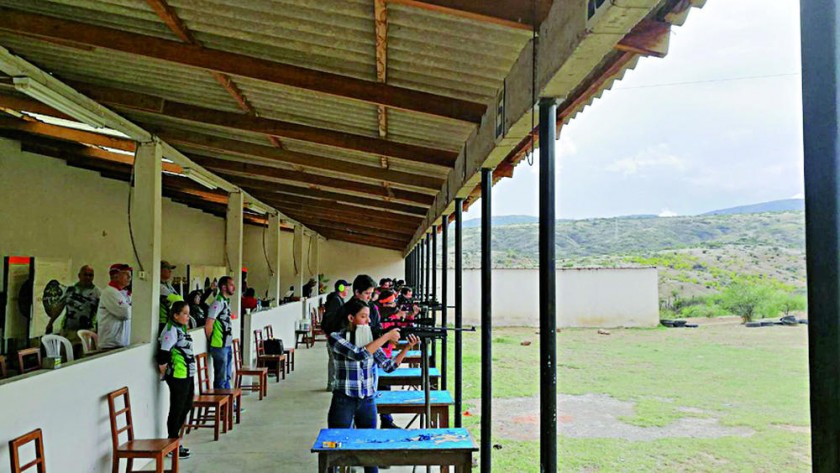 Ayer se disputó la segunda jornada del certamen nacional de tiro deportivo en los polígonos de la zona de Yotalilla.