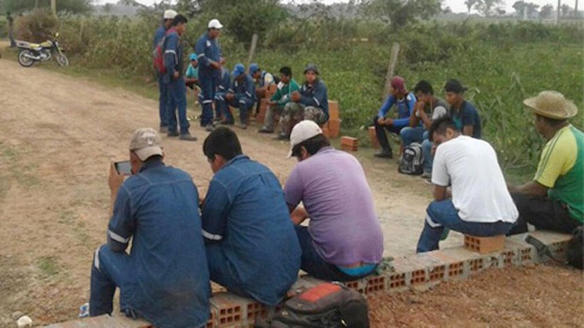 ANTECENDENTE. Los obreros bolivianos anteriormente denunciaron malos tratos en esta obra.