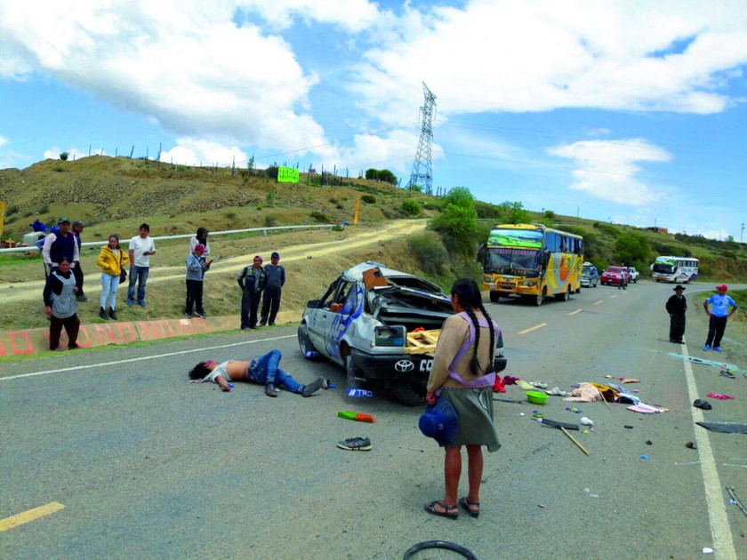 accidente: Ocurrió cerca de Ckochis.
