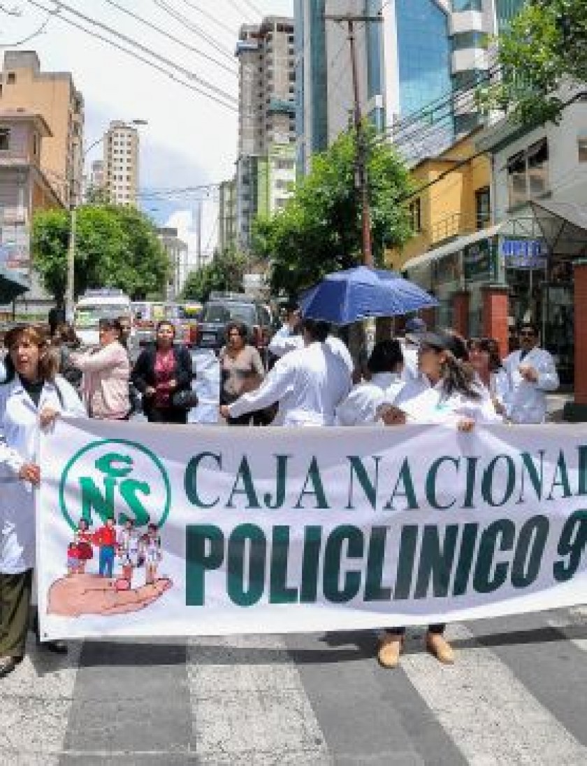 HUELGA. Por tercera semana consecutiva hay medidas de presión del sector sanitario.