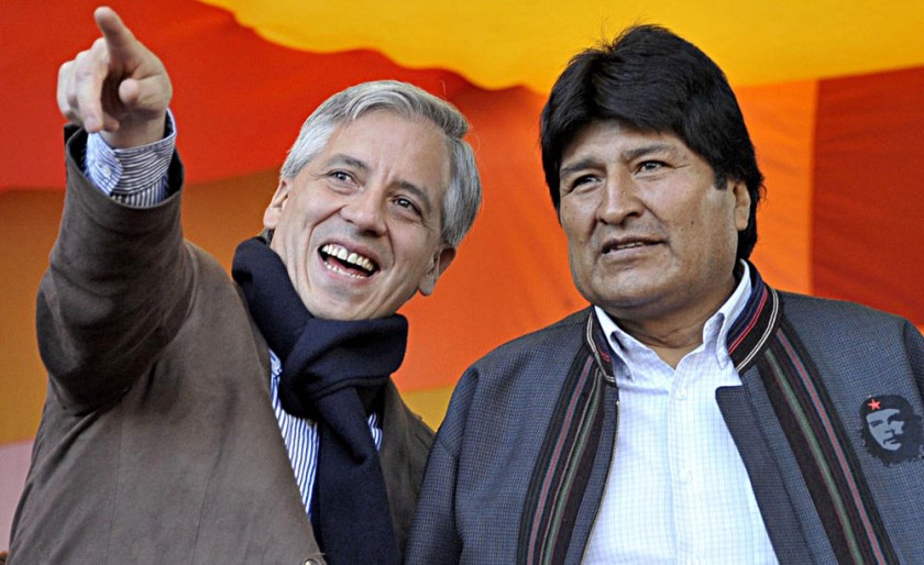 BINOMIO. Morales y García Linera son las cartas del oficialismo.
