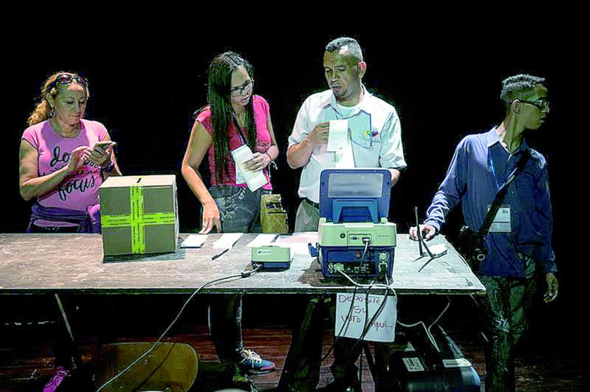 COMICIOS. En las elecciones municipales no participaron partidos de la oposición.