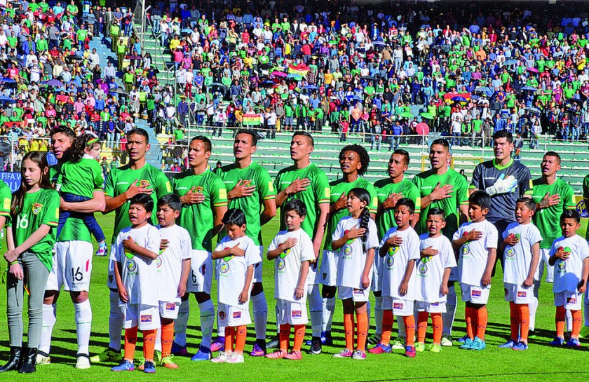 La Selección Boliviana jugó su último partido de la temporada, en octubre, frente a Brasil, en La Paz.