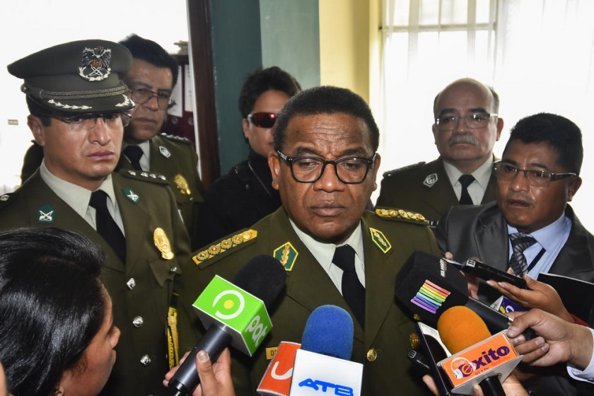 SITUACIÓN. El comandante General de la Policía, general Abel de la Barra, presentó un informe de los hechos ocurridos...