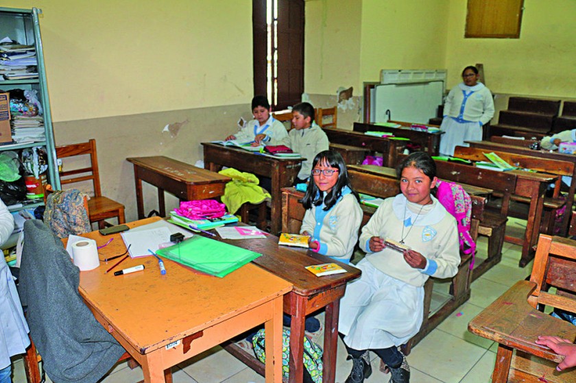 EDUCACIÓN. El Gobierno Municipal de Sucre incrementó el techo presupuestario a Bs 32 millones para 2018.