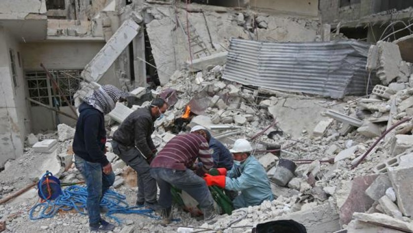 El número de muertos puede aumentar debido a que muchos estarían debajo de escombros. Foto: Internet
