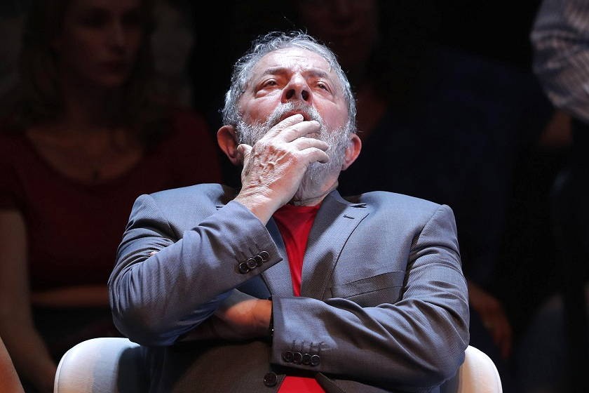 Foto de archivo del 2 de abril de 2018, del ex presidente brasileño Luiz Inácio Lula da Silva durante un acto. EFE