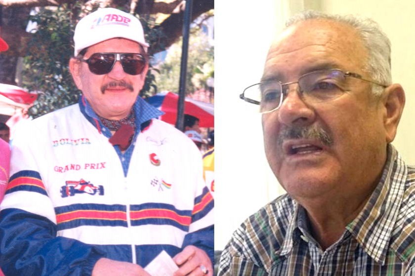 Oscar Crespo y Armando Paravicini, los créditos capitalinos del automovilismo nacional. Fotos: Archivo