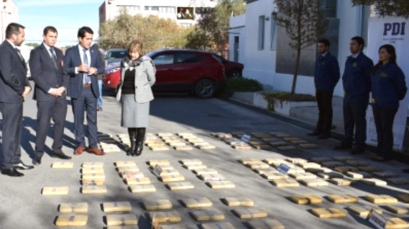 DELITO. La marihuana que transportaban seis bolivianos y un colombiano a Chile.