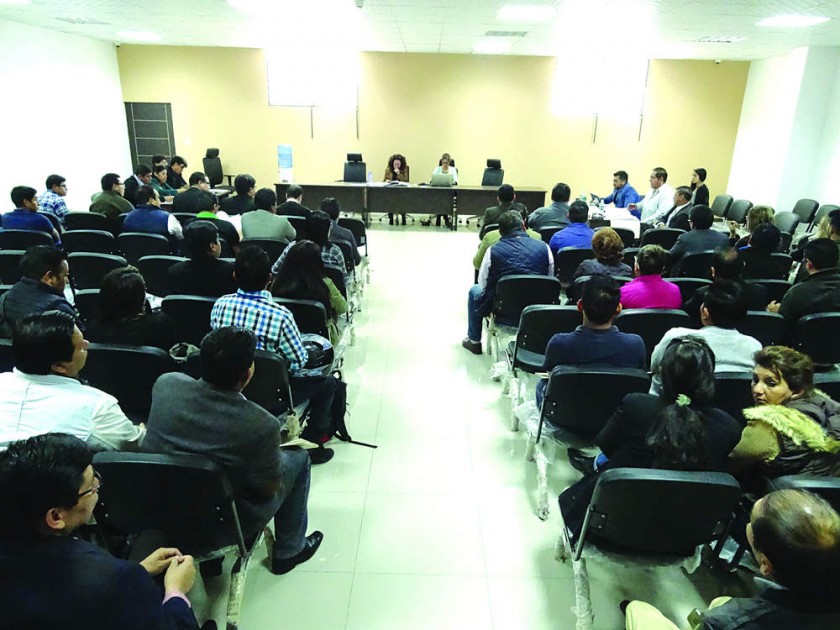 AUDIENCIA. El acto procesal fue atendido en el juzgado 5to. de Instrucción en lo Penal de la Capital.