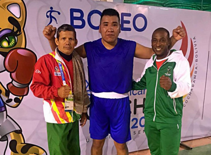 El pugilista Ever Quisbert. FOTO: Archivo