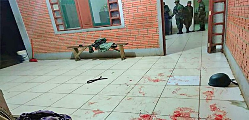 ROBO. Un sargento herido con arma de fuego, fue el saldo del atraco por el conjunto delincuencial en la frontera con Bra