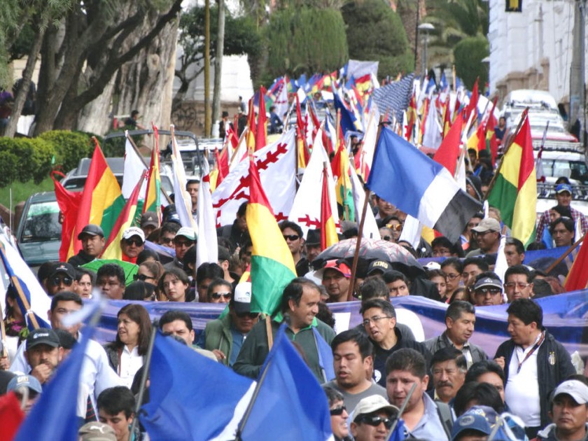 DISPUTA. La plataforma de opositores de