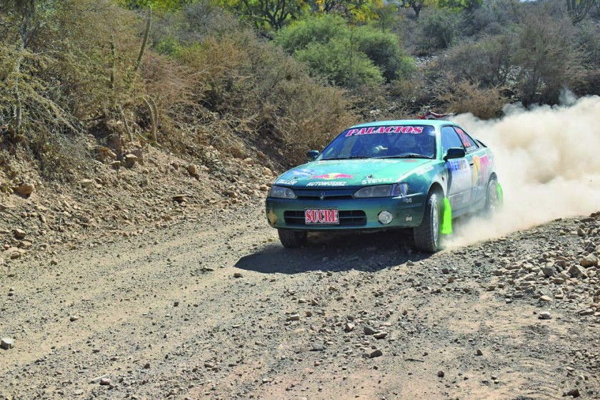 Eduardo Palacios fue el ganador de la categoría R1B ayer, en la primera etapa de la carrera en Icla.