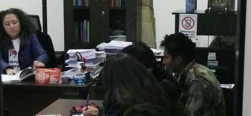 La audiencia contra quien sería el verdadero autor de la violación a niña con down. FOTO: CORREO DEL SUR