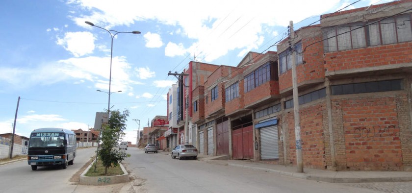 URBANIZACIÓN. A pocos metros de la avenida Evo Morales se encuentra localizado el barrio Artemio Camargo, un lugar que f