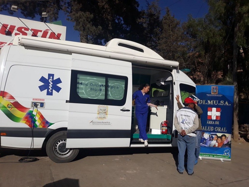 Un equipo multidisciplinario de la Alcaldía que presta servicios de primera necesidad. Foto: Gentileza