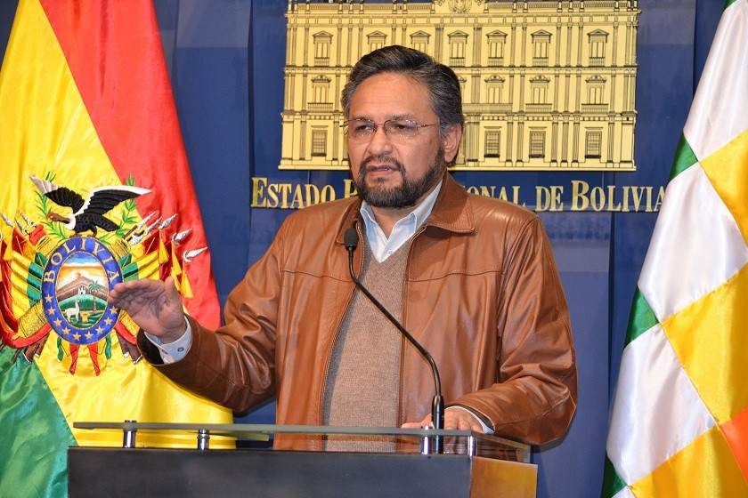 Alfredo Rada hizo una retrospección de las declaraciones de Mesa desde el año 2002. Foto: Archivo ABI
