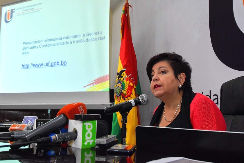 La directora general ejecutiva de la Unidad de Investigaciones Financieras (UIF), Teresa Morales. APG