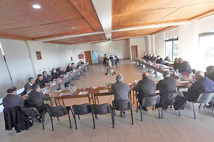 REUNIÓN. La Conferencia Episcopal de Chile.