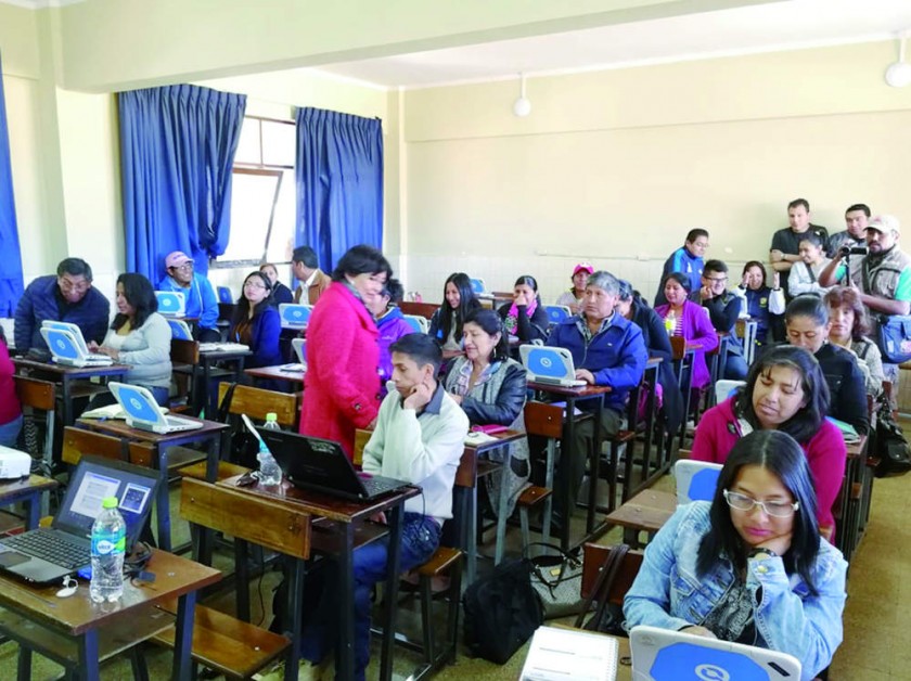 ACTO. El taller desarrollado ayer, en el colegio Don Bosco.