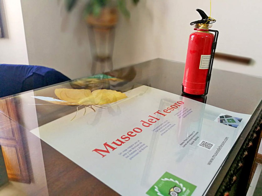 SEGURIDAD. La vigilancia y extintores son importantes, así que algunos museos cuentan con ese equipamiento, mientras ...