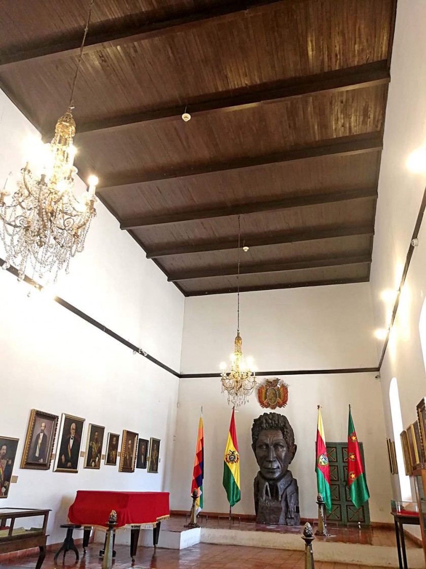 PROTESTAS. La Casa de la Libertad tiene mecanismos activados para evitar eventuales irrupciones.