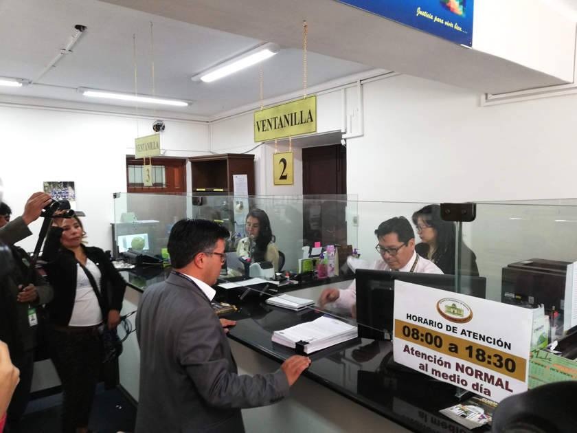 La presentación de la proposición acusatoria por el Ministerio Público esta mañana, en el TSJ. FOTO: Gentileza