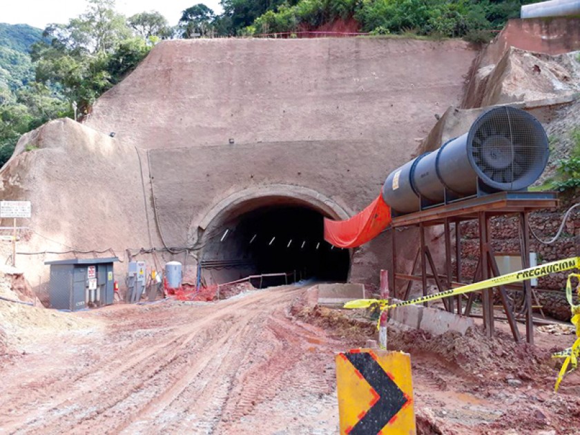 INFRAESTRUCTURA. La construcción del túnel Incahuasi quedó paralizada en mayo, la empresa solicitó la asignación de mayo