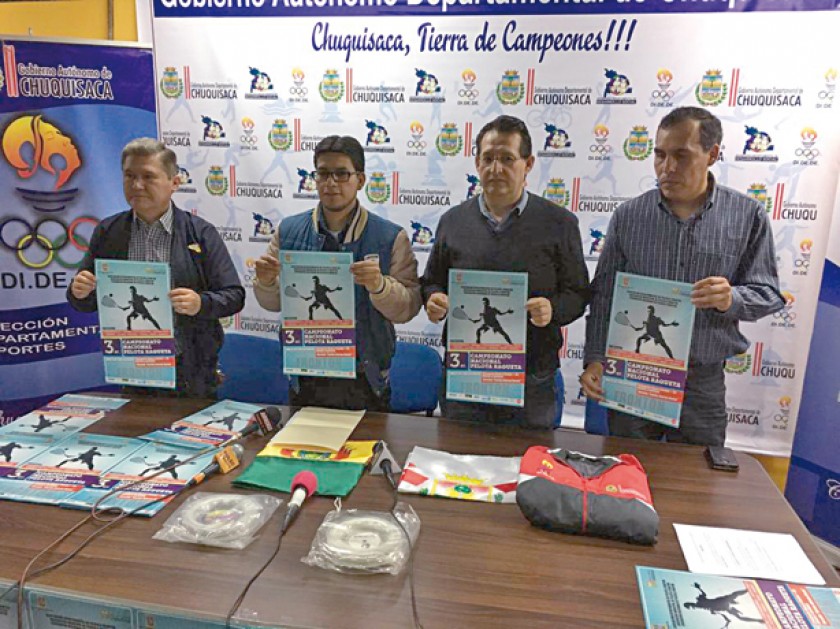 Ayer se realizó la presentación del certamen nacional en las oficinas de la Dirección Departamental de Deportes.