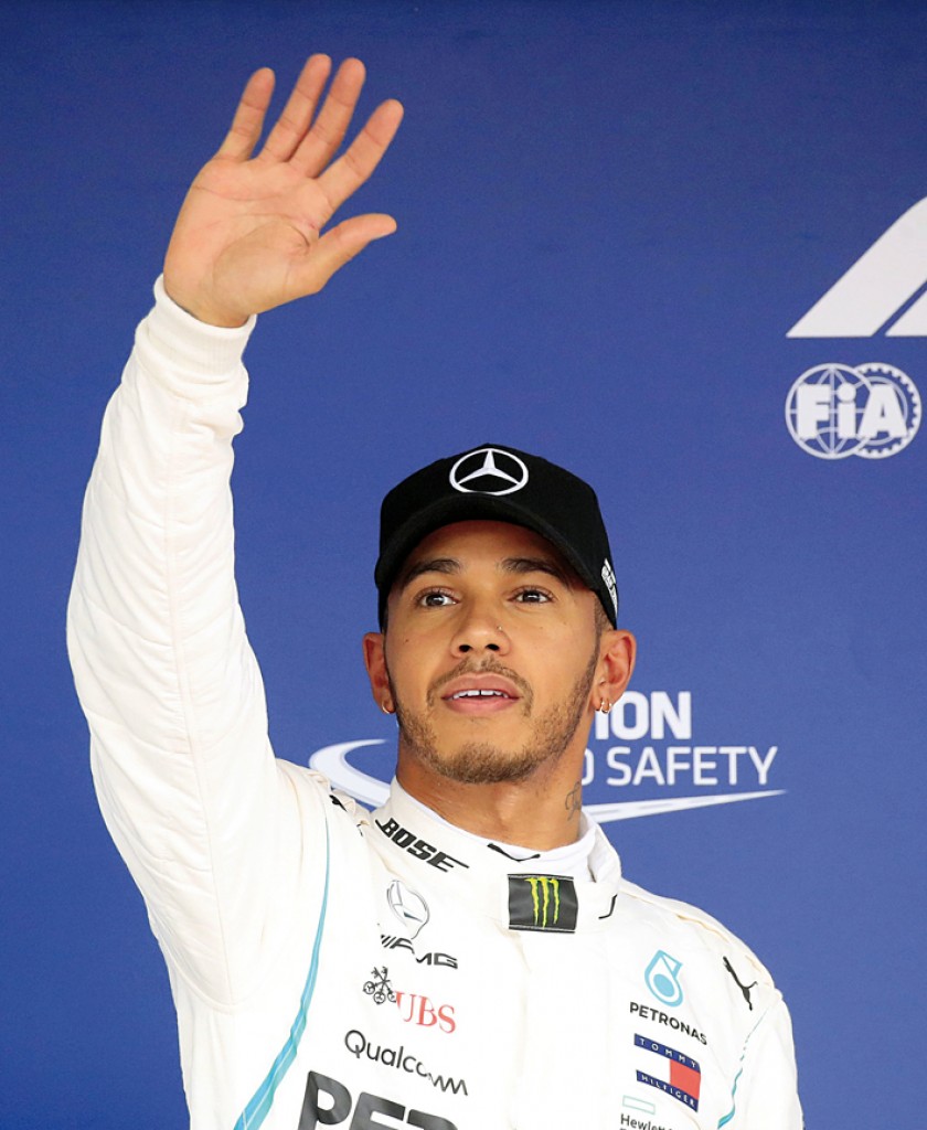 Hamilton, el líder del Mundial de Fórmula Uno, lleva una ventaja de 50 puntos sobre el alemán Sebastian Vettel.
