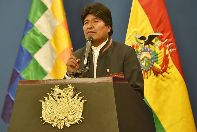 El presidente Evo Morales confirmó esta mañana el pago del segundo aguinaldo. FOTO: ABI