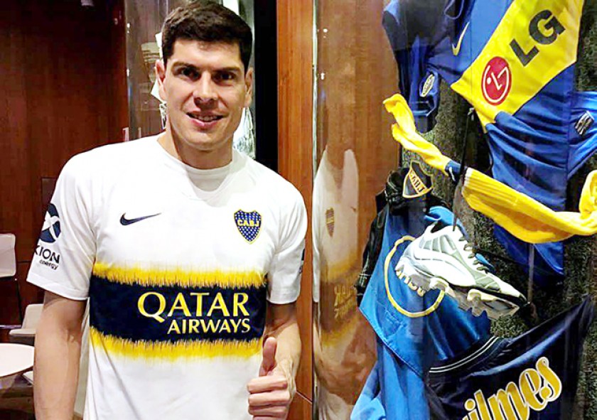 El portero nacional fue contratado por el Boca Juniors argentino para la Copa Libertadores de América.