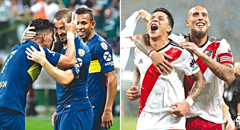 Los argentinos Boca Juniors y River Plate jugarán una final inédita en el historial de la Copa Libertadores de América.