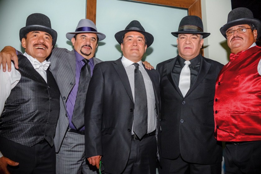 Wálter Arízaga, Mirko Gardilcic, Wilber Castillo, Rodolfo Ávila y Carlos Solares
