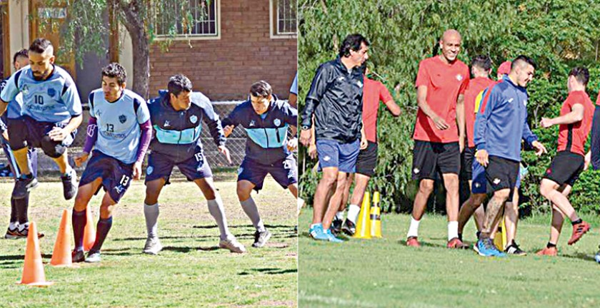 Las prácticas de los cuadros de Aurora y Wilstermann previas al partido de hoy (17:15) en el estadio Félix Capriles de C