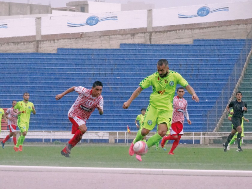 El partido que disputaron en la fase de grupos Independiente y el equipo de Industrial Avilés en el estadio Patria, con