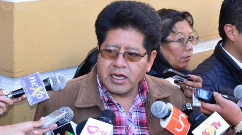 El diputado del Movimiento al Socialismo (MAS), David Ramos, se pronunció sobre el rol de la Policía. FOTO: Diputados