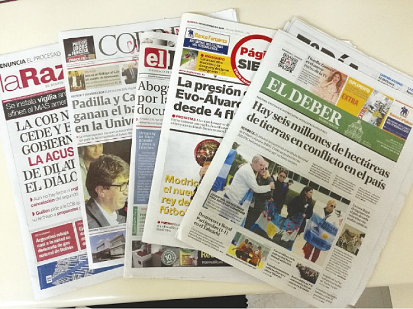 SECTOR. Los diarios atraviesan una difícil situación financiera debido a las medidas adoptadas por el Gobierno contra el