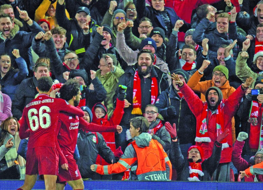 Liverpool y Tottenham firmaron ayer su paso a la siguiente fase de la Champions.