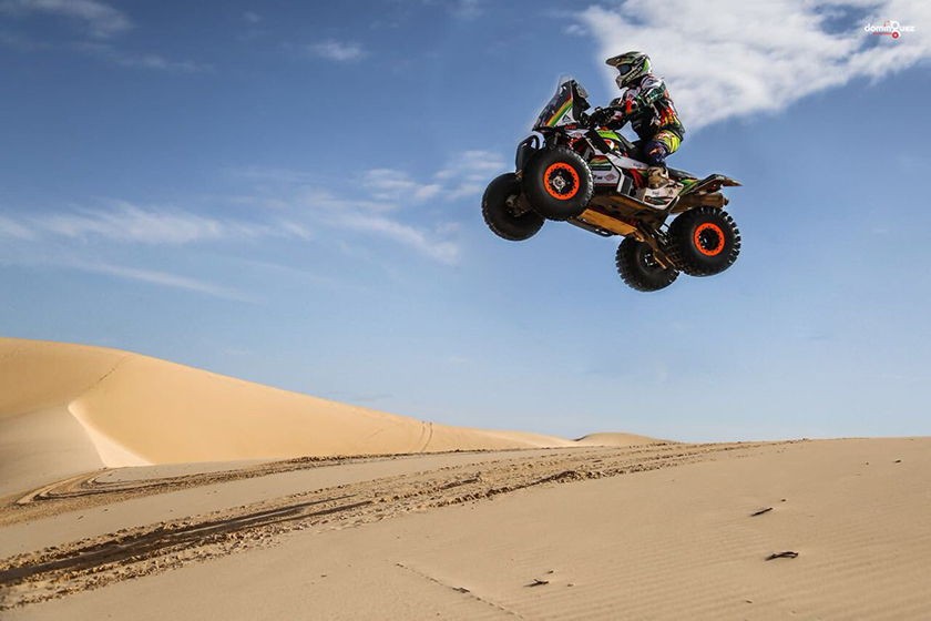 El piloto boliviano Chavo Salvatierra anuncia lucha para competir en el Dakar. FOTO: Twitter Chavo Salvatierra