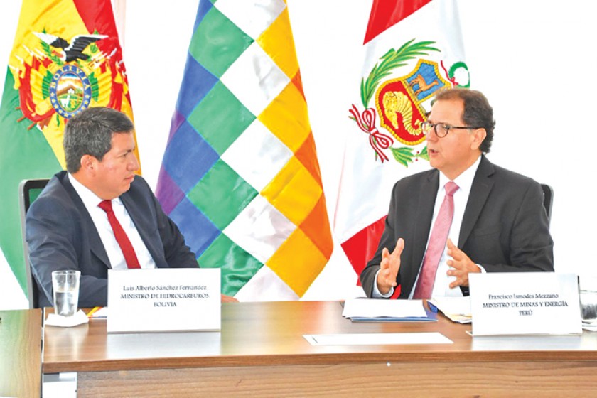 SANTA CRUZ. El encuentro entre autoridades energéticas de ambos países se replicará el próximo mes en Lima, la capital p