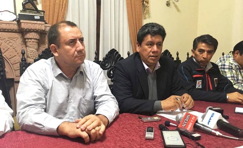 La conferencia de prensa de hoy del Comité Organizador de los Juegos Bolivarianos de la Juventud. FOTO: CORREO DEL SUR