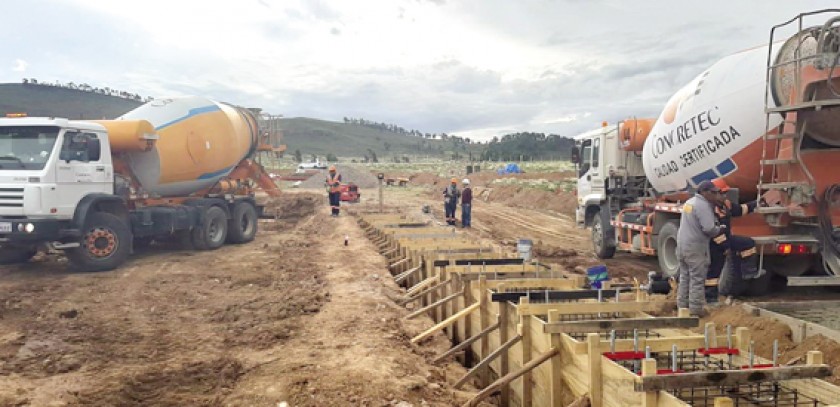 AEROPUERTO. Obras para el ILS.