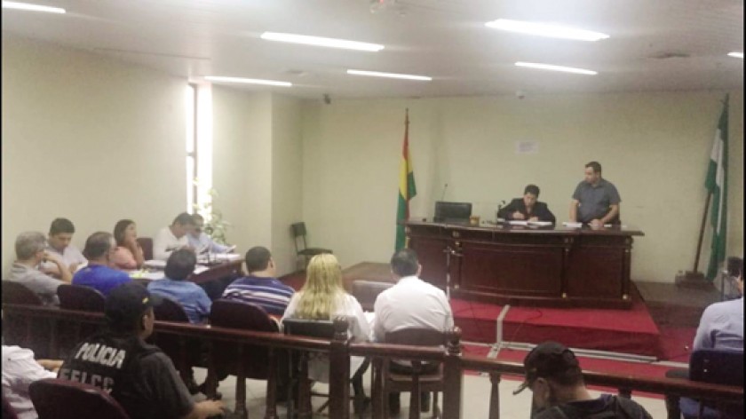 AUDIENCIA. Los imputados no pudieron librarse de ser detenidos preventivamente.