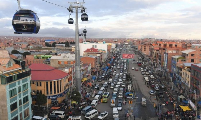 Una imagen de la ciudad de El Alto. FOTO: ABI