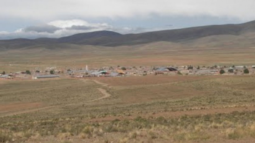 Una imagen de la localidad de Eucaliptus en Oruro, donde contrabandistas se enfrentaron a militares. FOTO: Archivo ANF
