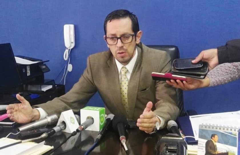 El fiscal departamental de Chuquisaca, Mauricio Nava Morales. FOTO: Archivo