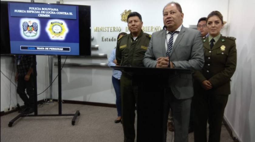 El ministro Carlos Romero, durante la conferencia de prensa en la que informó de este tema. FOTO: ANF
