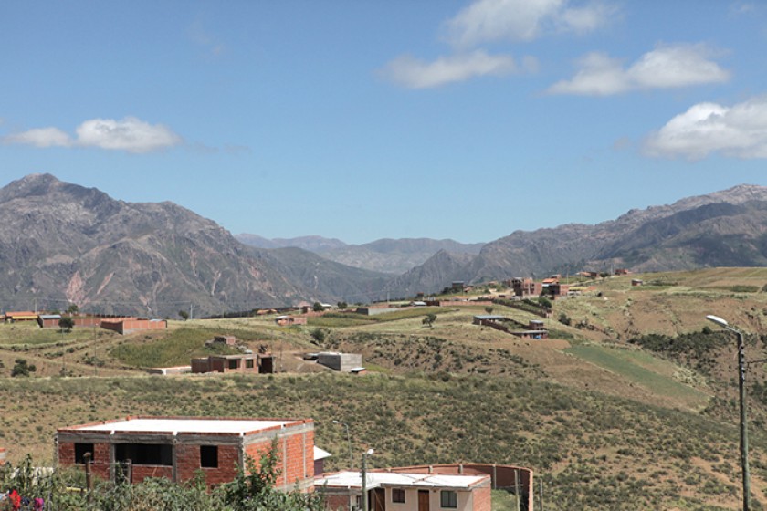 CRECIMIENTO. Vista de la Mancomunidad Tupac Katari, ubicada al noroeste de la ciudad. La Alcaldía viene pavimentando la